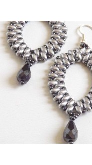 SD Mandula fülbevaló, ezüst