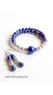 Romantika karperec, kék-fehér