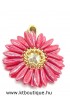 Gerbera medál, piros