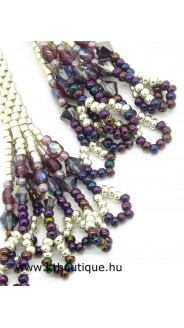 Missyfülbevaló, ezüst-heliotrope