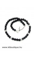 Ásványos nyaklánc ónix
