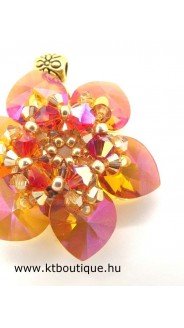 Csillagvirág medál, astral pink