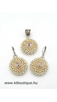 Hypnotic szett, ezüst-arany-kristály