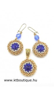 Hypnotic szett, ezüst-arany-királykék